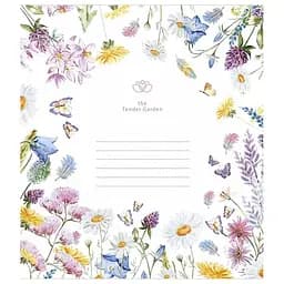 Тетрадь общая Школярик Star Tender Garden в клетку 12 листов 30 шт. (012-3378K)