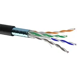 Кабель Одескабель КППЕ-ВП (250) 4x2x0,54 (F / UTP-cat.6), CU, ізоляція ПЕ, екран. для зовнішніх робіт, 305 м