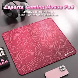 Ігровий килимок Attack Shark CM02 / 40*45 см / Pink Lines - мініатюра 6