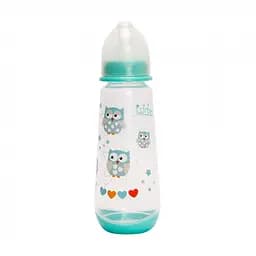 Пляшечка для годування Lindo, з силіконовою соскою, 250 мл, зелений (LI 112 зел)