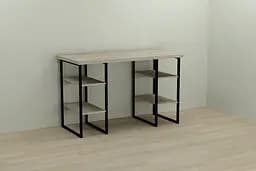 Комп'ютерний стіл Ferrum-decor Карен 75x140x70 чорний ДСП Дуб Сонома 32мм (FRD-102076)