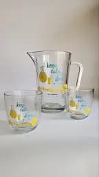 Набір Florina Fresh для соку графин та 6 склянок Lemon (3K8109_L) - мініатюра 2