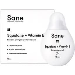 Бальзам для губ Sane з ароматом вишні живильний 15 мл
