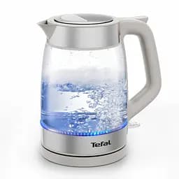 Tefal Електрочайник Glass Kettle 1.7л, скло, з підсвіткою, сріблясто-сірий - мініатюра 2