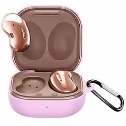 Чохол-накладка DK Silicone Candy Friendly карабін для Samsung Galaxy Buds 2 Pro (R510) (011386) (pink)
