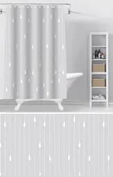 Шторка для ванної кімнати Idea Home Grey-Drop 180х200 см (DS-SC260 Grey-Drop) - мініатюра 2