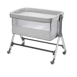 Приставная люлька-кроватка CAM Sempreconte, с комплектом постельного белья, серая (920/T160/922/T002)