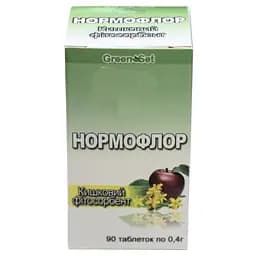 Нормофлор - Кишковий фітосорбент GreenSet 90 таблеток
