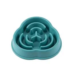 Миска-лабиринт WahoPet slow feeder пластиковая, зеленый