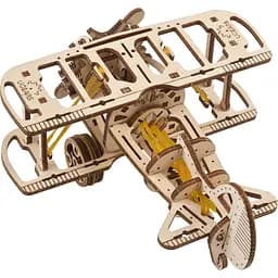 Механічний 3D Пазл Ukrainian Gears Міні-біплан, 84 елементи (70159) - мініатюра 4