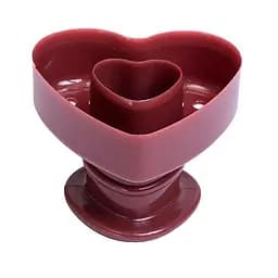 Форма для пончиків та донатів у вигляді серця "Майстер пончик", Kitchen Master Бордовий 87264