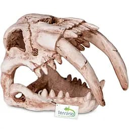 Декорація череп тигра Terrario Sabertooth Skull 13x8,5x11см (15911) - мініатюра 8