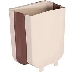 Контейнер для мусора Supretto складной навесной бежевый (7939)