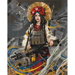 Картина по номерам Brushme На защите свободы © Станислав Лунин 40x50 см