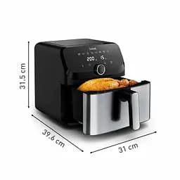 Мультипіч Tefal Easy Fry Mega 1700Вт 7.5л 8 програм пластик чорний - мініатюра 3