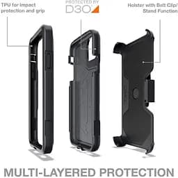 Протиударний чохол із кліпсою Gear4 Platoon для iPhone 11 Pro (5.5") Black аналог OtterBox Defender - мініатюра 9