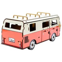 Дерев'яний 3D конструктор Мікроавтобус PuzzleOk Puz-00926 156 деталей  - мініатюра 3