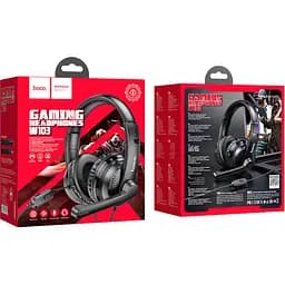Ігрові навушники Hoco W103 Magic Tour Black [129175] - мініатюра 6