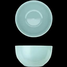 Чаша для салата керамическая Well Done 14 см бирюзовая (WD-5021G)