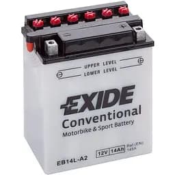 Акумулятор Мото Exide Conventional EB14L-A2 14Ah Ев (-/+) 145EN 134х89х166 мм 