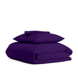 Дитяча постільна білизна в ліжечко DARK PLUM, фіолетовий (Ranfors89_PlumDark_PlumDark_140)