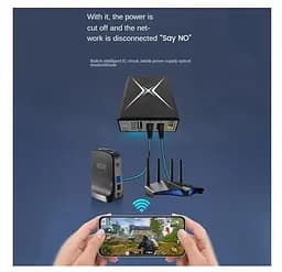 UPS ДБЖ бесперебойное питание для роутера, терминала ONU 9V/12V Voltronic DCP018W 10400mAh - мініатюра 5