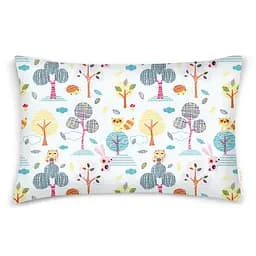 Дитяча постільна білизна в ліжечко COLORFUL FOREST CS1, бежевий (ForestPlumbagoColor_40Rose_140) - мініатюра 3