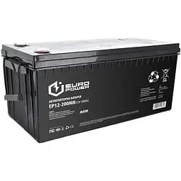 Аккумуляторная батарея AGM Europower EP-12200M8 12V 200 Ah
