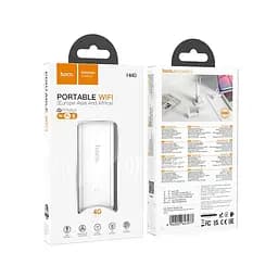 Маршрутизатор HOCO HI40 Portable WiFi (Europe Asia and Africa) білий - мініатюра 2