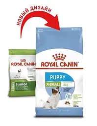 Сухий корм для цуценят дуже мініатюрних порід Royal Canin X-Small Puppy, 3 кг (10020301) - мініатюра 2