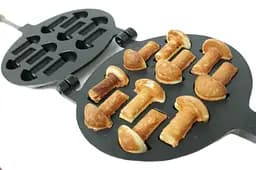 Форма для выпечки грибочков "Гвоздики" с антипригарным / тефлоновым покрытием - 10 грибочков, ХЕАЗ 81867