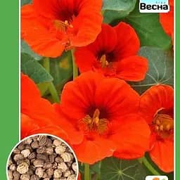 Настурция низкорослая "Красная" ТМ "Весна" 0.5г (15249)