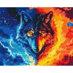 Картина по номерам Brushme Зверь стихий 40x50 см