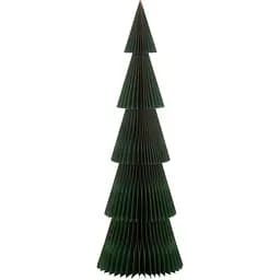Елка из переработанной бумаги J-line с золотым напылением 152 см зеленая (47791)