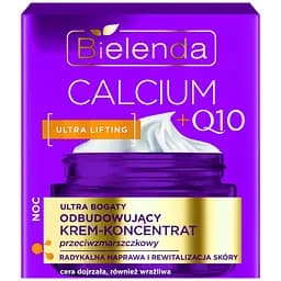 Крем-концентрат для лица Bielenda Calcium + Q10 Восстанавливающий против морщин ночной 50 мл