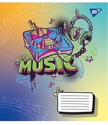 Нотний зошит Yes А5/12 Boombox style упаковка 25 шт. (766259) - мініатюра 4