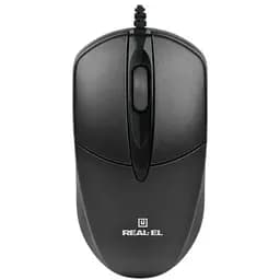Миша REAL-EL RM-211 Black USB