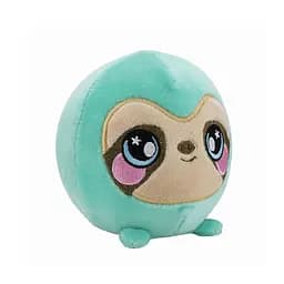 Ароматная мягкая игрушка Squeezamals S2 Ленивец Сплюша, 9 см, бирюзовый (SQS00712S)