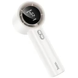 Портативний вентилятор Hoco HX64 Hurricane high speed handheld fan 3600 mAh White - мініатюра 2