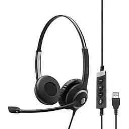 Гарнітура Epos комп'ютерна стерео On-Ear IMPACT SC 260 USB MS II USB Microsoft Teams 2.9 м Чорний (1000579)