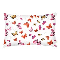Дитяча постільна білизна в ліжечко BUTTERFLY, червоний (ButterfliesYellowRed_36Candy_140) - мініатюра 3
