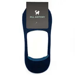 Бесшовные следы с силиконом ORGANIC cotton JILL ANTONY 39-41 men's арт. 31001 42-43, Синий