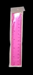 Лінійка J.Otten 23875-3 15 см прозр. пластикова кольорова рожевий