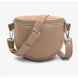 Шкіряна сумка поясна-кроссбоді Vacation карамель флотар