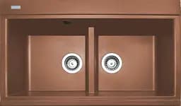 Кухонна мийка Adamant SIMILAR terra-cotta 885x505x230 мм, 2 повнорозмірні чаші 88,5 см - мініатюра 1