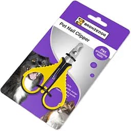 Когтерез ножницы для собак и кошек Bronzedog с прямым лезвием 10х6 см