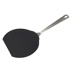 Лопатка нейлонова кулінарна кухарська професійна для смаження на антипригарному посуді L 37 cm, Kitchen Master Чорний 86389