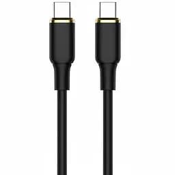 Дата кабель Amaya CC89 Type-C to Type-C 60W (1m) Black