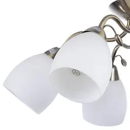 Люстра стельова Brille класична E14 60W BZ (LK-162C/6) - мініатюра 3