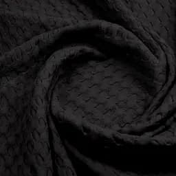 Плед-покривало Cosas Waffle Weave Black 75х95 см (Blanket_00Black_WaffleWeave_75x95) - мініатюра 4